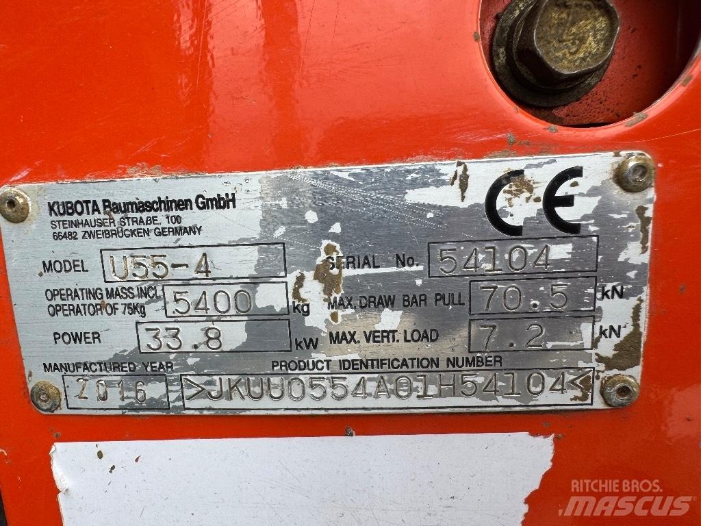 Kubota U 55-4 Miniescavadeiras