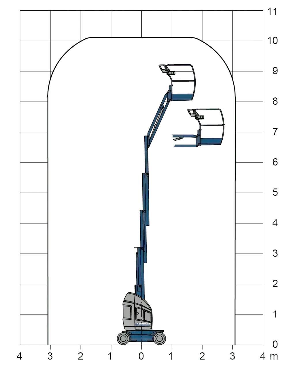 JLG Toucan 10E-L Elevadores braços articulados