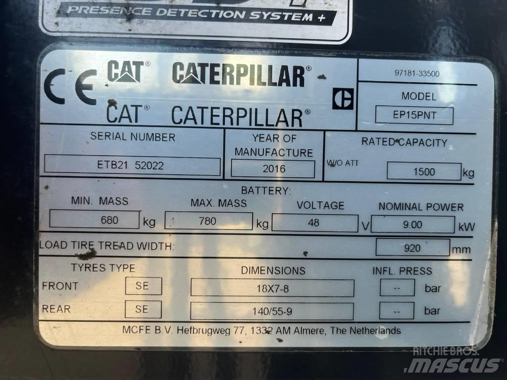 CAT EP15NT Empilhadores eléctricos
