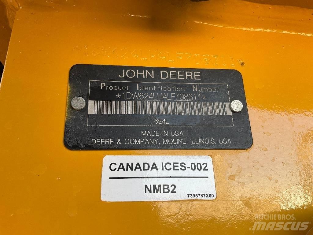 John Deere 624L Carregadeiras de rodas