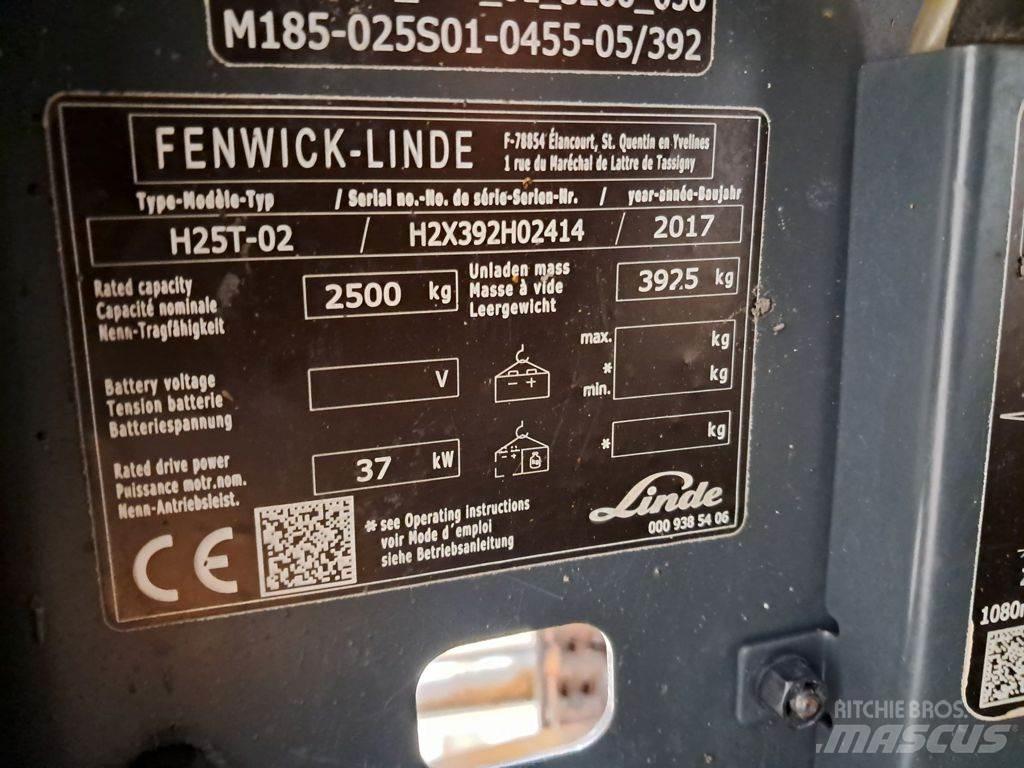 Linde H25T-02 Empilhadores a gás