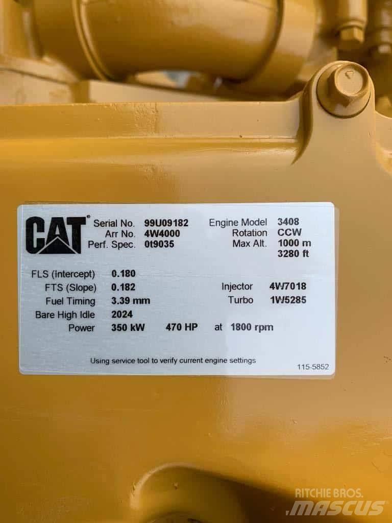 CAT 3408 DITA Unidades Motores Marítimos
