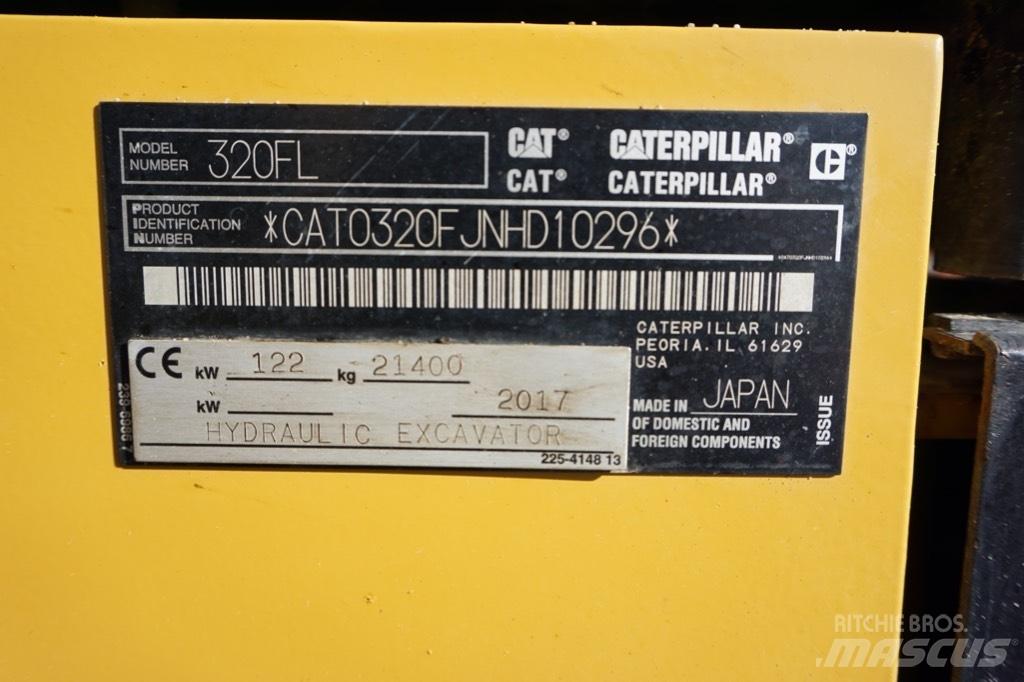 CAT 320 FL Escavadeiras de esteiras