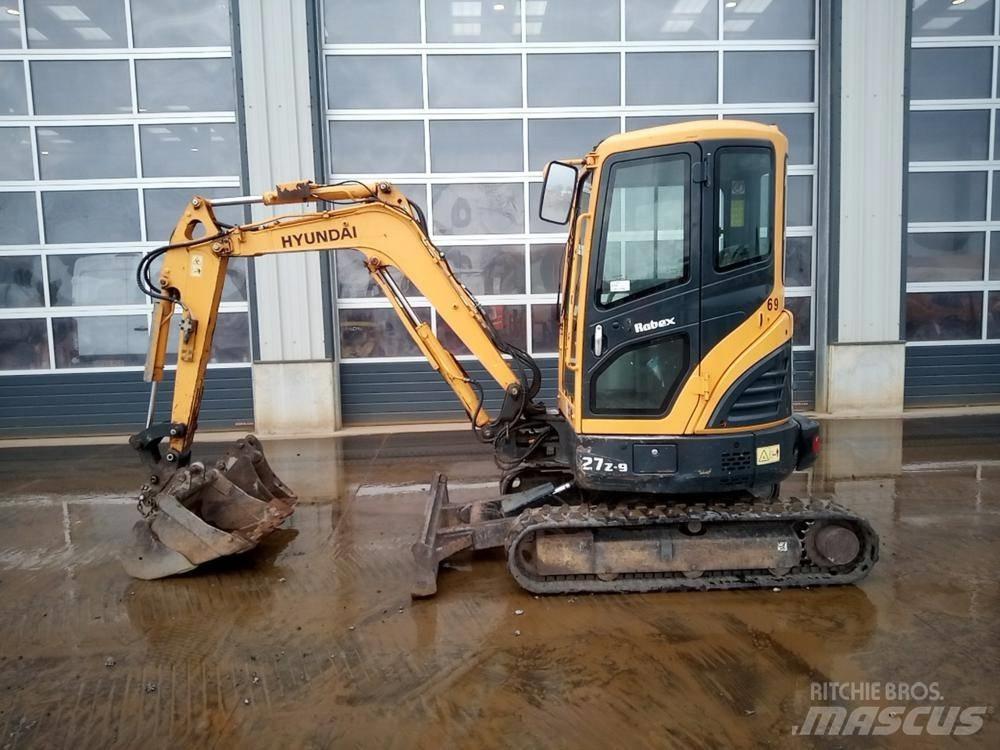 Hyundai Robex 27Z-9 Miniescavadeiras