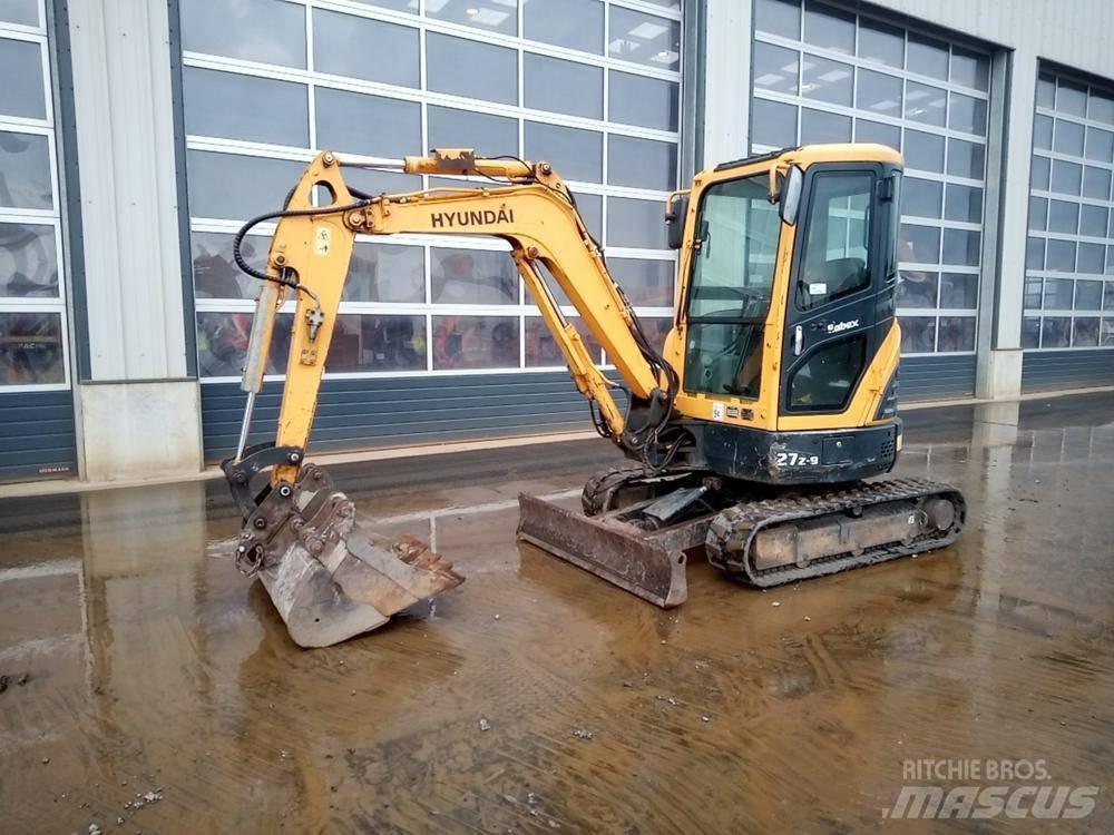 Hyundai Robex 27Z-9 Miniescavadeiras