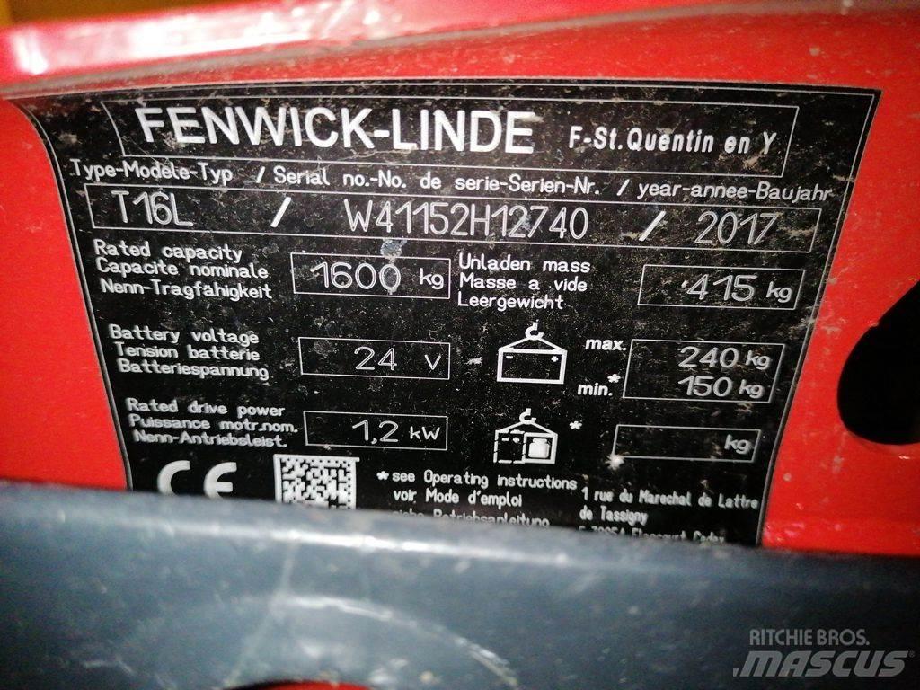 Linde T16L Porta palettes