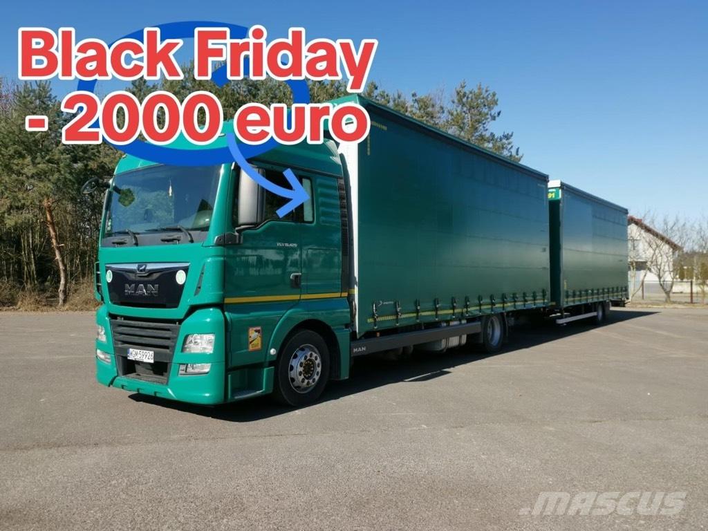 MAN TGX 18.420 Camiões caixa cortinas laterais