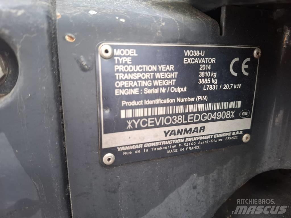 Yanmar Vio 38-U Miniescavadeiras
