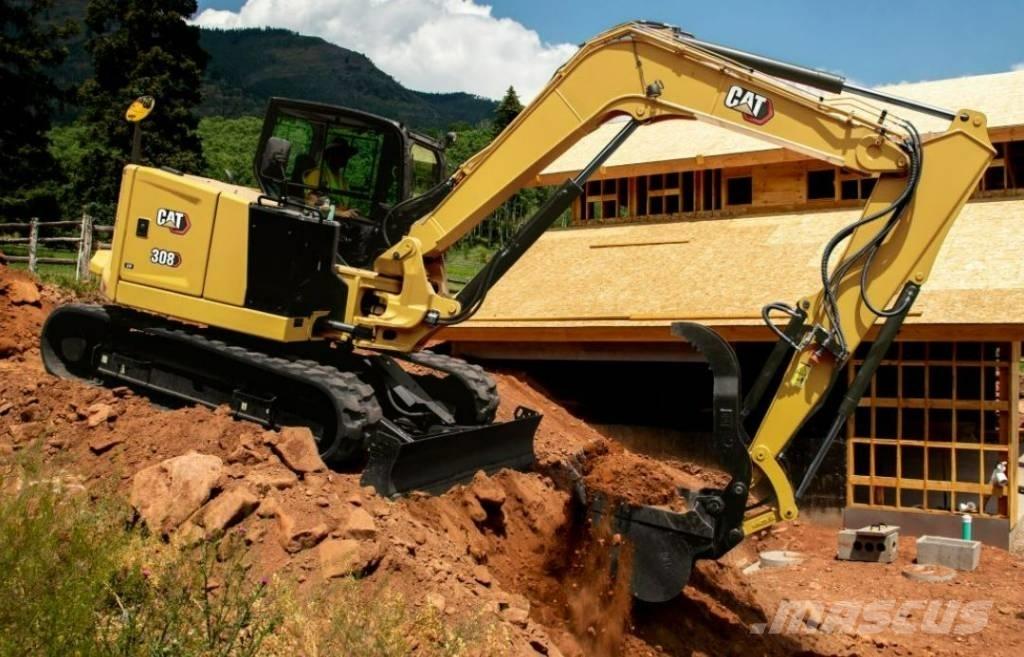 CAT 308 E CR UTHYRES Escavadoras Midi 7t - 12t