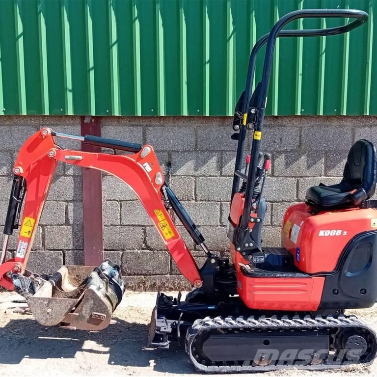 Kubota K 008-3 Miniescavadeiras