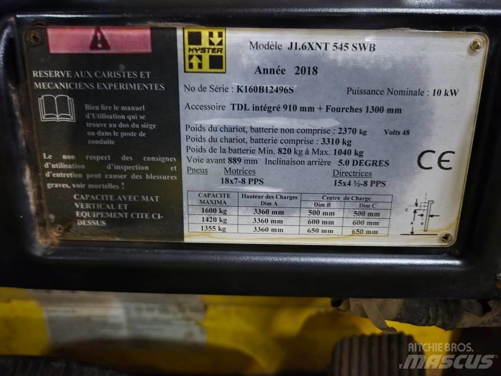 Hyster J 1.6 XNT Empilhadores eléctricos