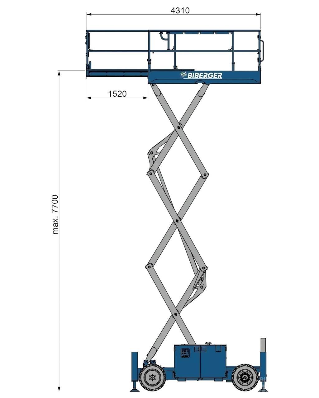 Genie GS 2669 RT Elevadores de tesoura