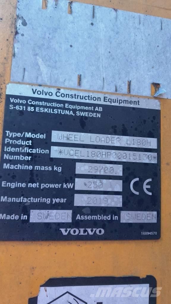 Volvo L 180 H Carregadeiras de rodas