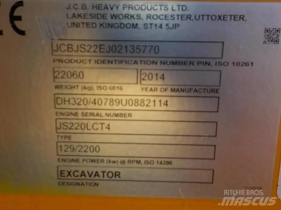 JCB JS220LC Escavadeiras de esteiras