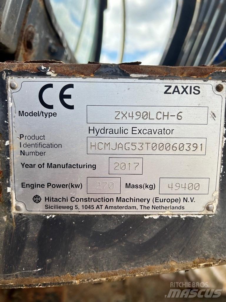 Hitachi 490 LCH-6 Escavadeiras de esteiras