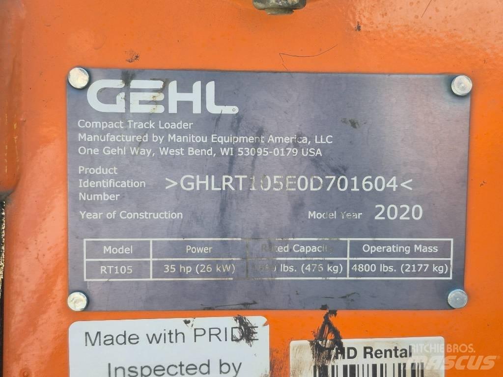 Gehl RT 105 Minicarregadeiras