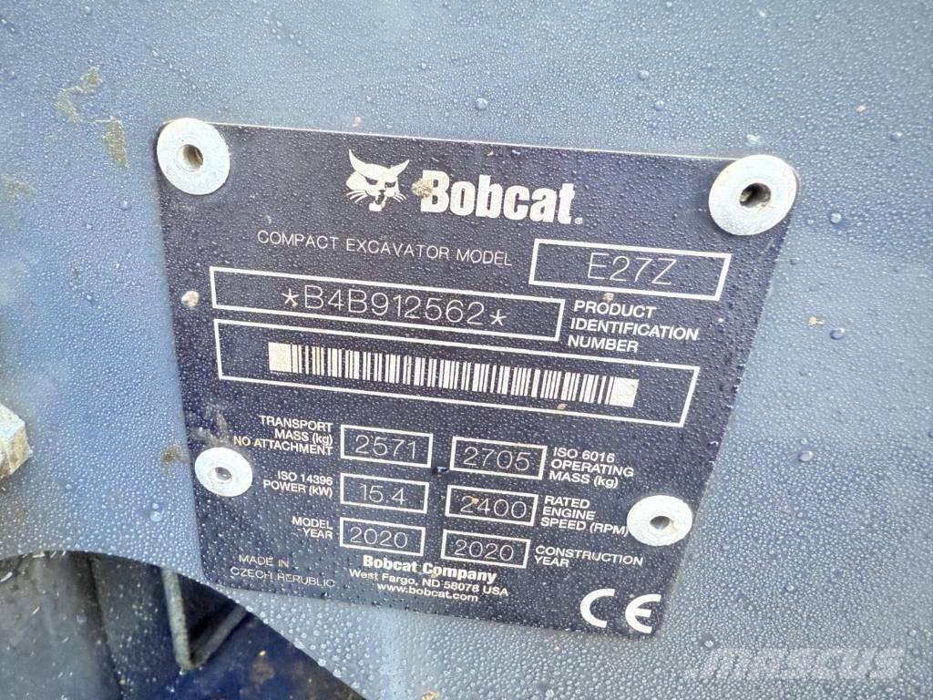 Bobcat E 27z Miniescavadeiras