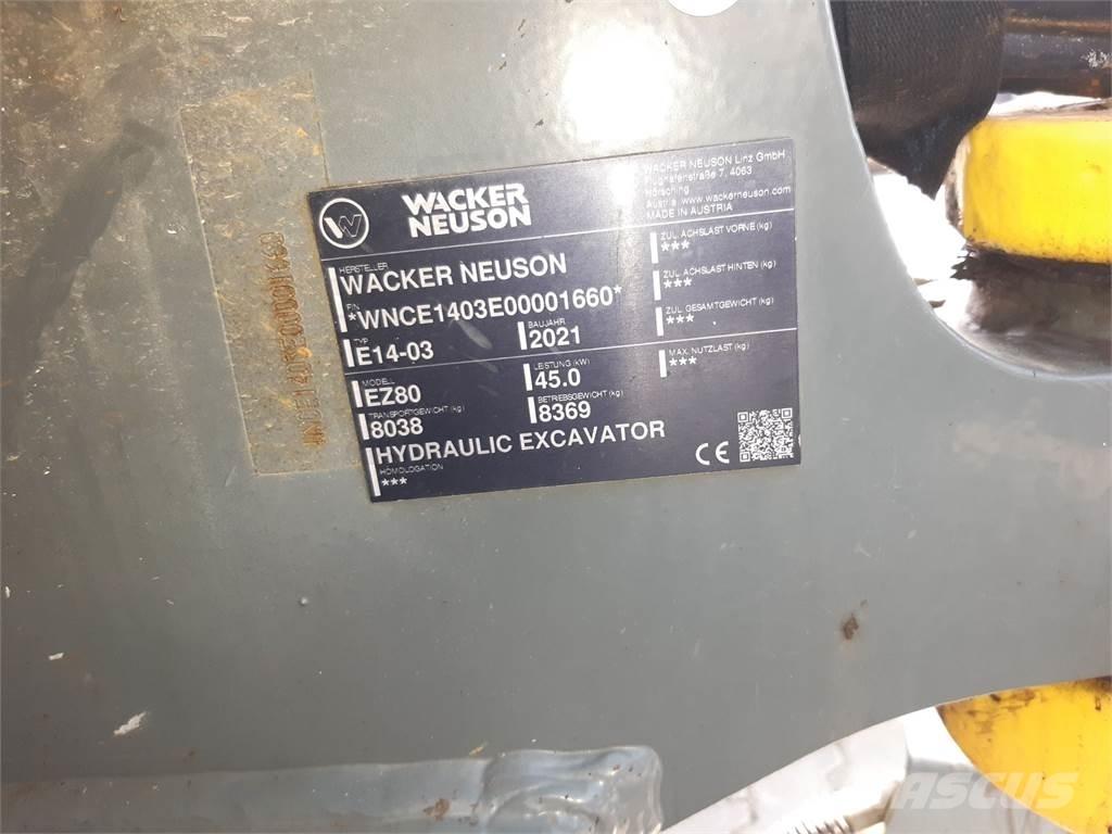 Wacker Neuson EZ80 Escavadeiras de esteiras