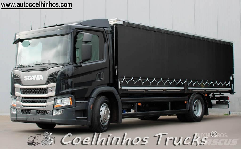 Scania P 250 Camiões caixa cortinas laterais