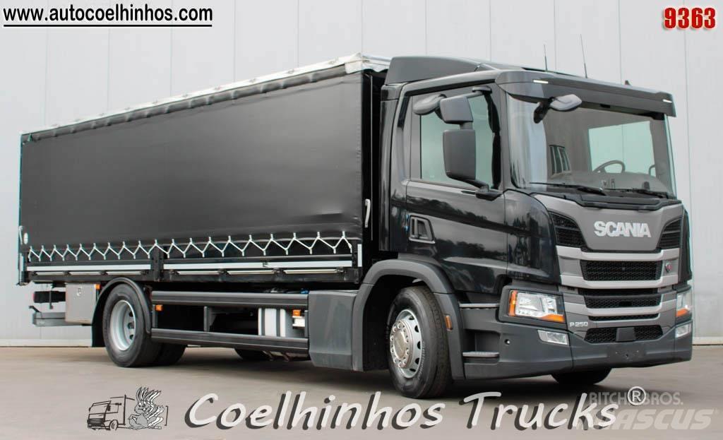 Scania P 250 Camiões caixa cortinas laterais