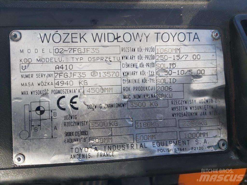 Toyota 7FG35 Empilhadores a gás