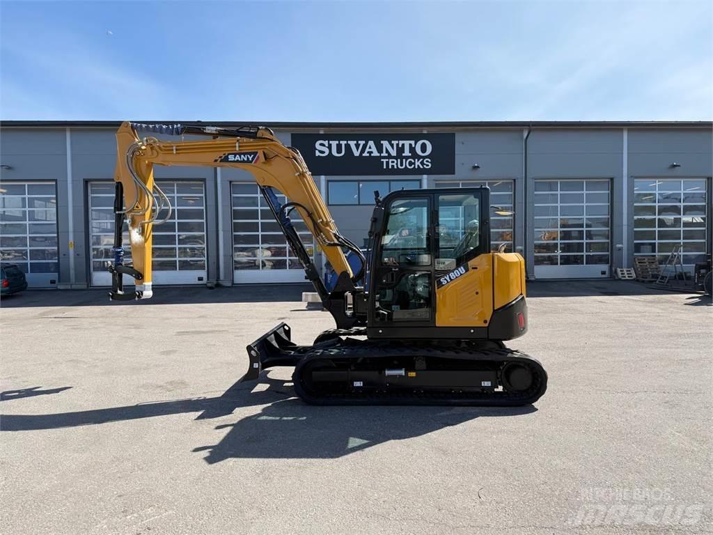 Sany SY80U Escavadoras Midi 7t - 12t