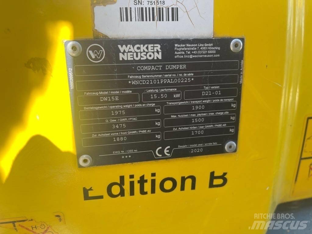 Wacker Neuson DW15e Dumpers de obras