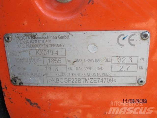 Kubota KX 019-4 Miniescavadeiras