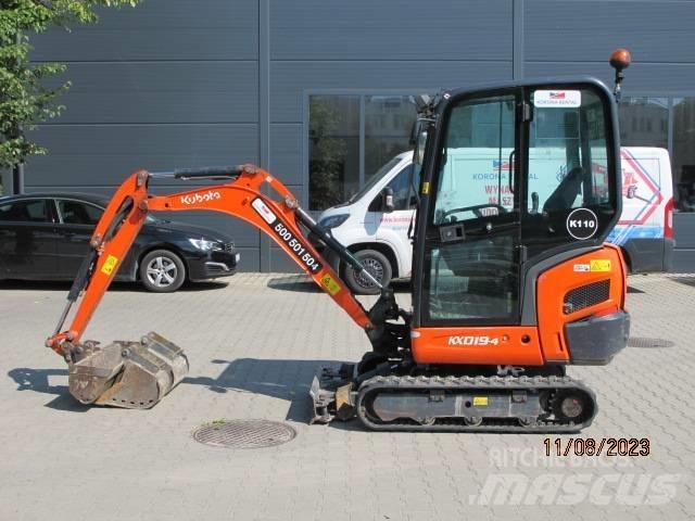 Kubota KX 019-4 Miniescavadeiras