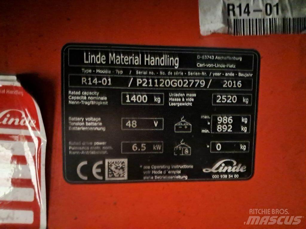 Linde R14-01 Empilhadores Elevadores