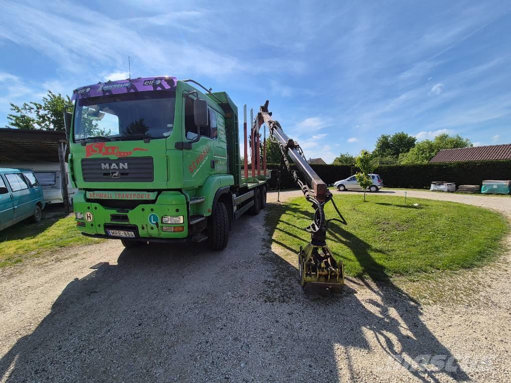 MAN 33.483 FDAC Caminhões de transporte de troncos