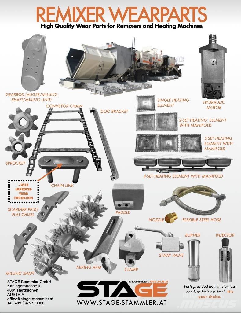 Wirtgen RX4500 Acessórios de máquinas de asfalto