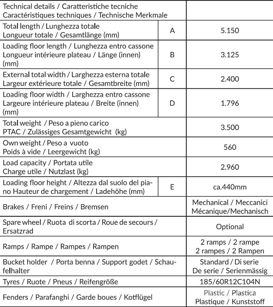 CLM ALUMINIUM FLY 35 Reboques Leves