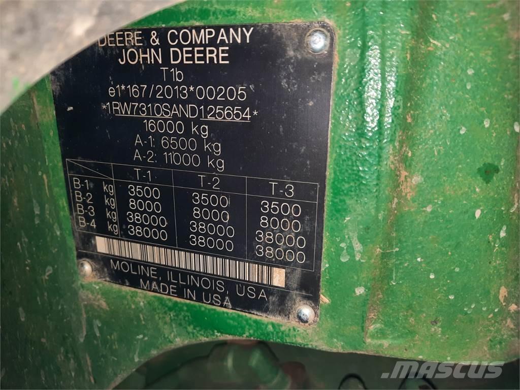 John Deere 7r310 Tratores Agrícolas usados