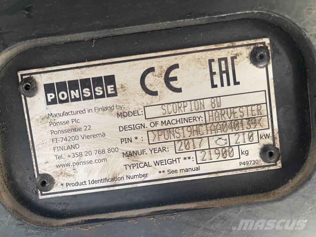 Ponsse Scorpion Processadores florestais