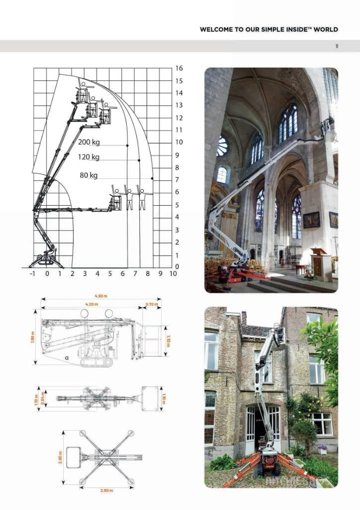 EasyLift R 160 Elevadores braços articulados