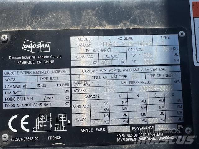 Doosan D30 Plus Empilhadores Diesel