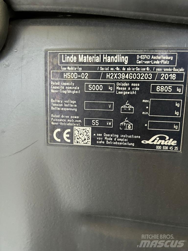 Linde H50D-02 EVO Empilhadores Diesel
