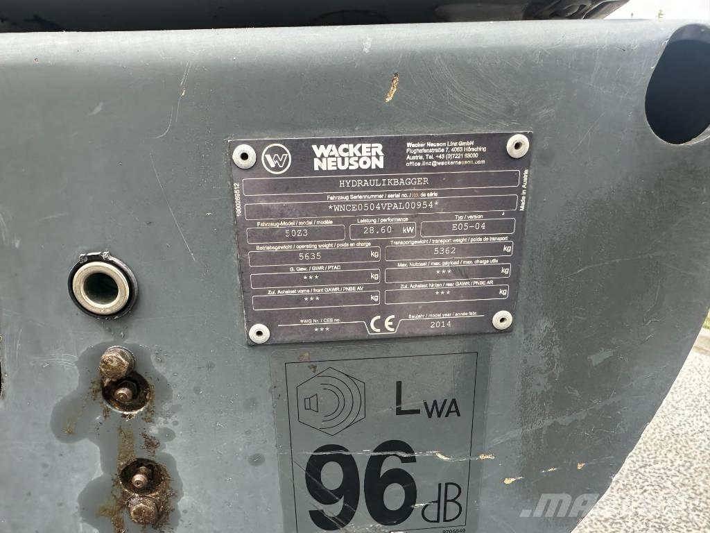 Wacker Neuson 50 Z3 Miniescavadeiras