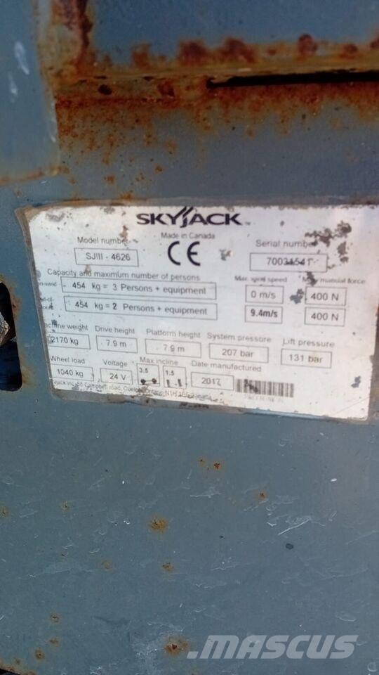 SkyJack SJ4626 Elevadores de tesoura