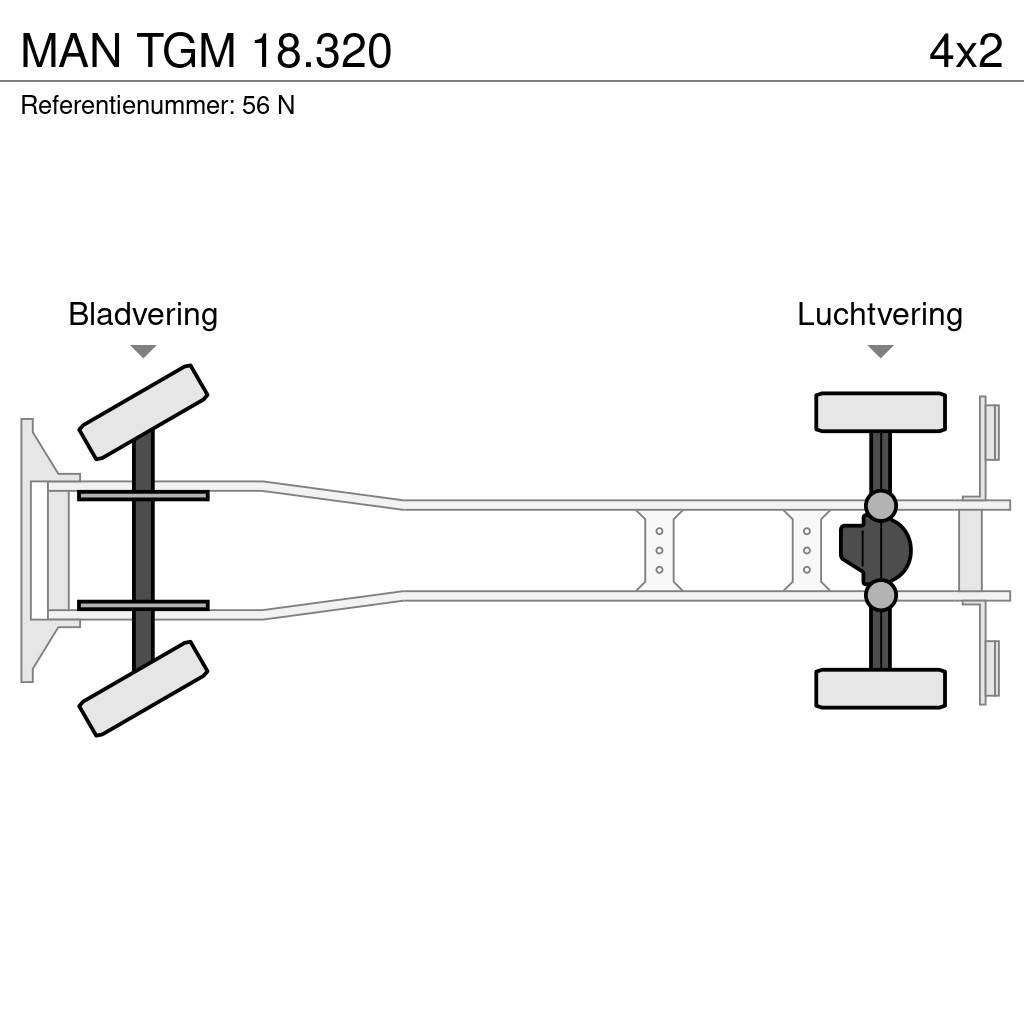 MAN TGM 18.320 Camiões Ampliroll