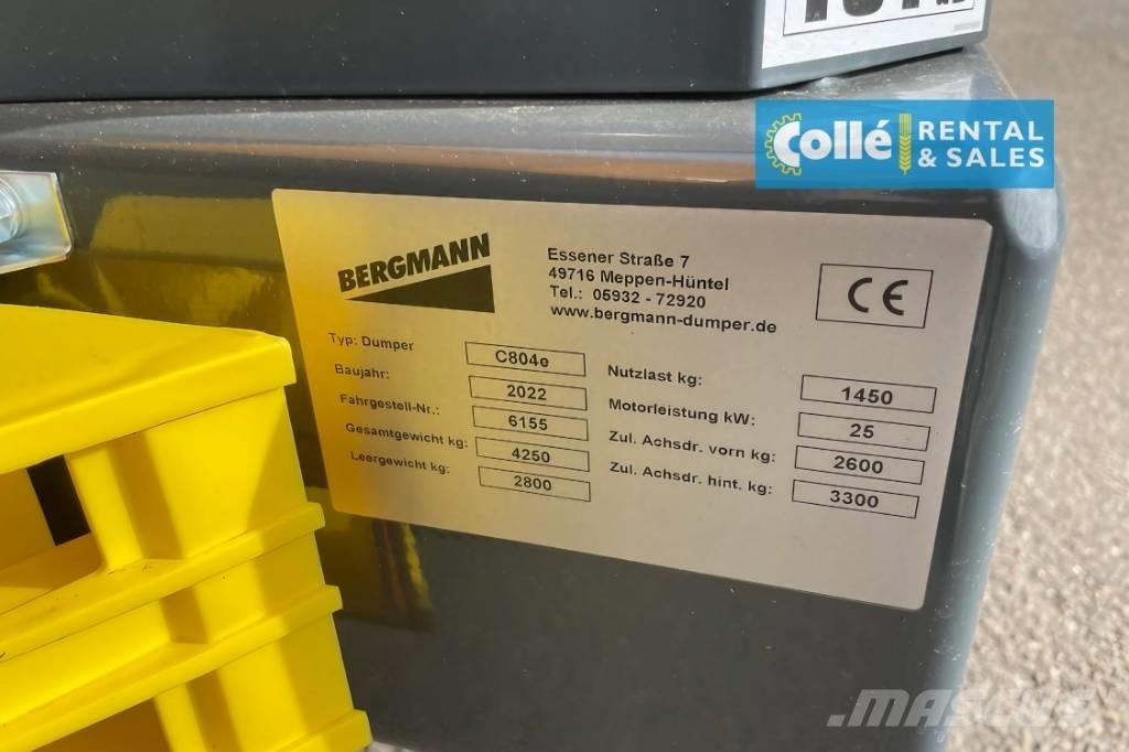Bergmann C804e | 2022 Dumpers de obras