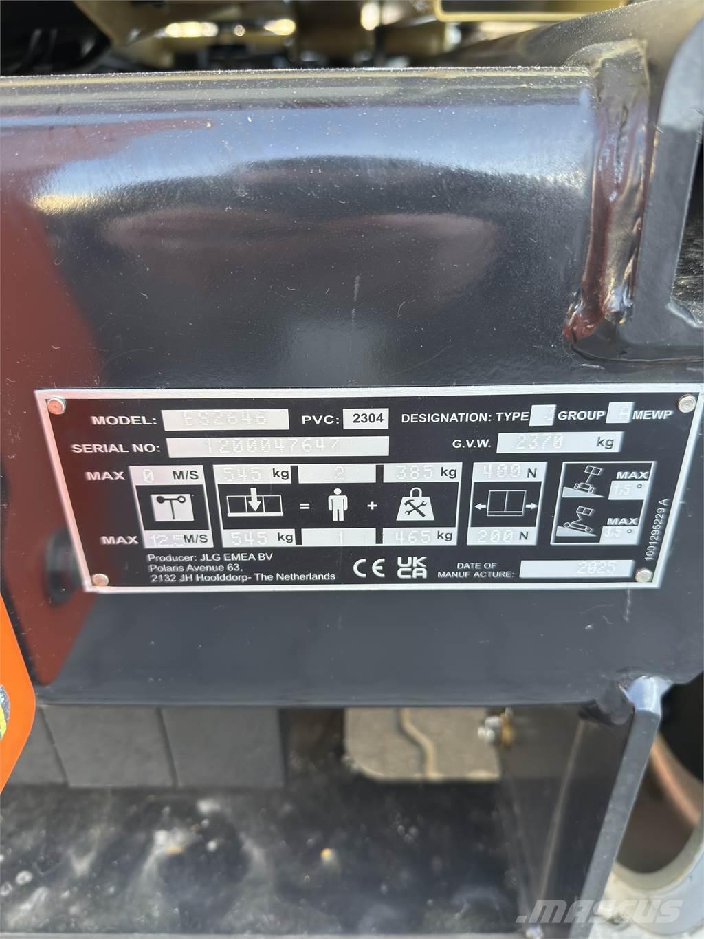 JLG ES2646 Elevadores de tesoura