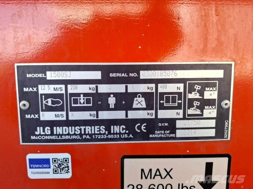 JLG 1500SJ Elevadores braços Telescópicos