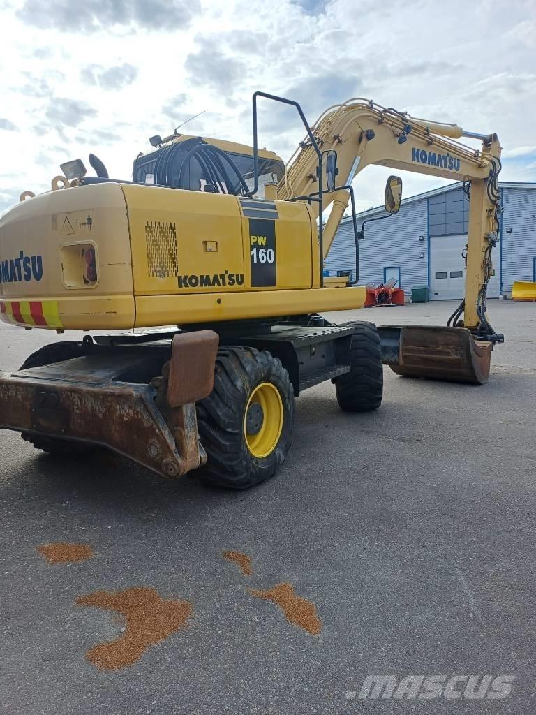 Komatsu PW 160-7-4x4 Escavadoras de rodas