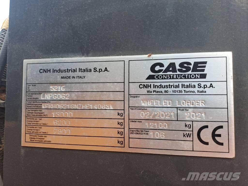 CASE 521 G XR Carregadeiras de rodas