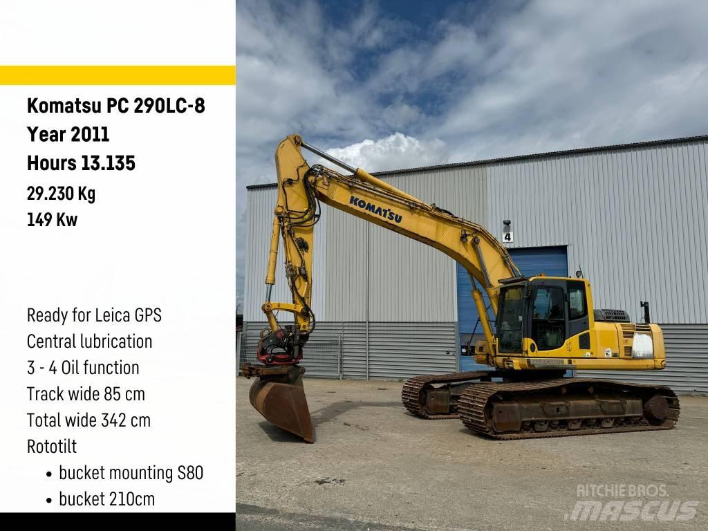Komatsu PC 290 LC-8 Escavadeiras de esteiras
