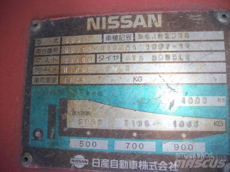 Nissan UGJ02M30 Empilhadores a gás