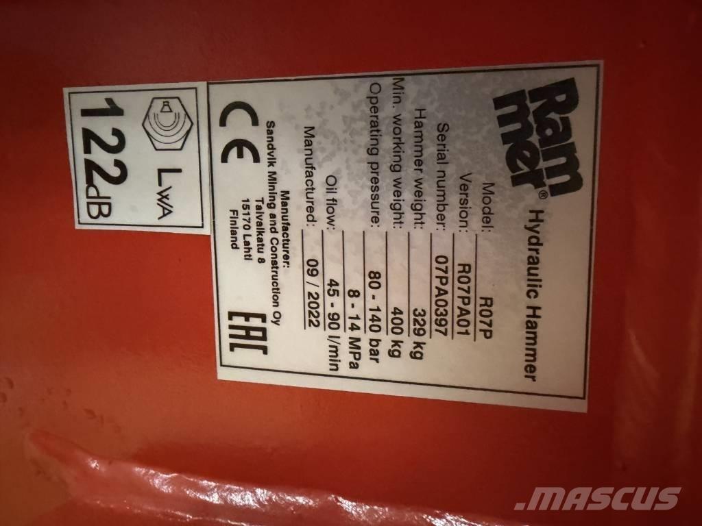 Rammer R07P Martelos de quebragem