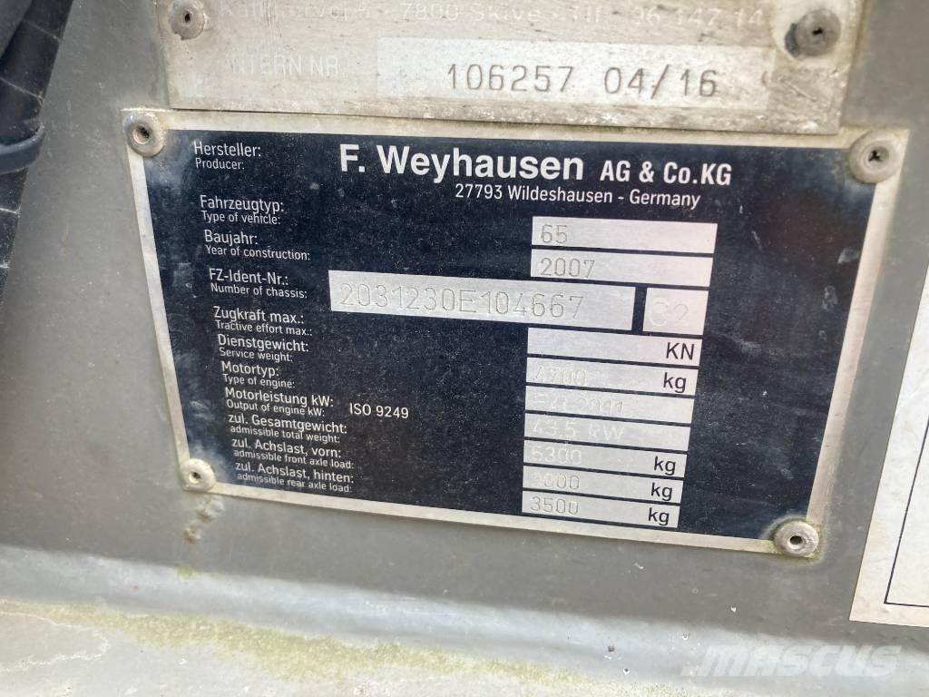 Atlas 65 Carregadeiras de rodas